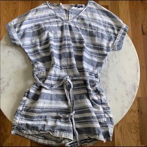 Madewell linen romper